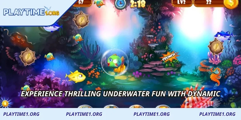 Experience thrilling underwater fun with dynamic