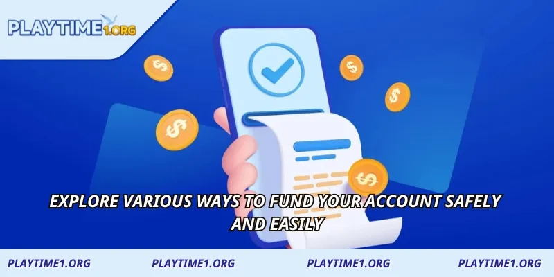 Explore various ways to fund your account safely and easily