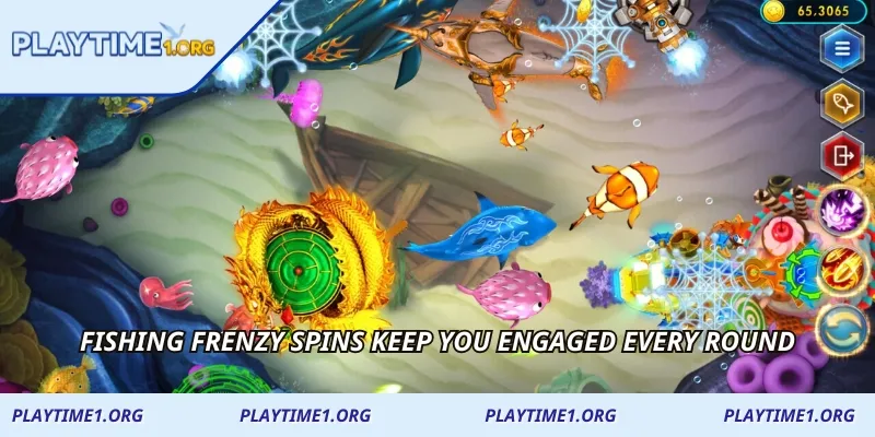 Fishing Frenzy spins keep you engaged every round