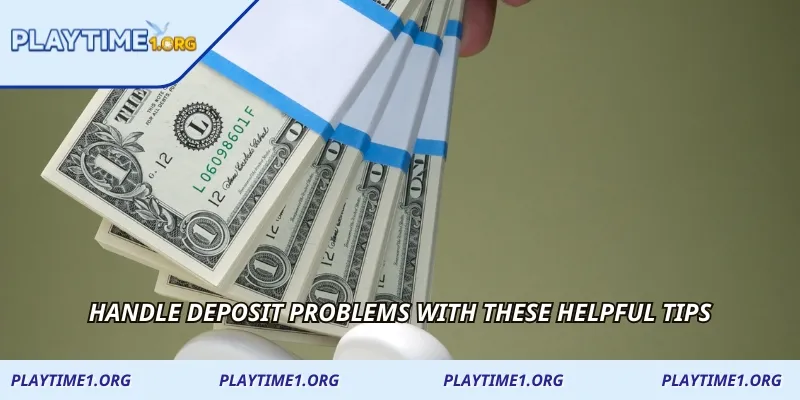 Handle deposit problems with these helpful tips