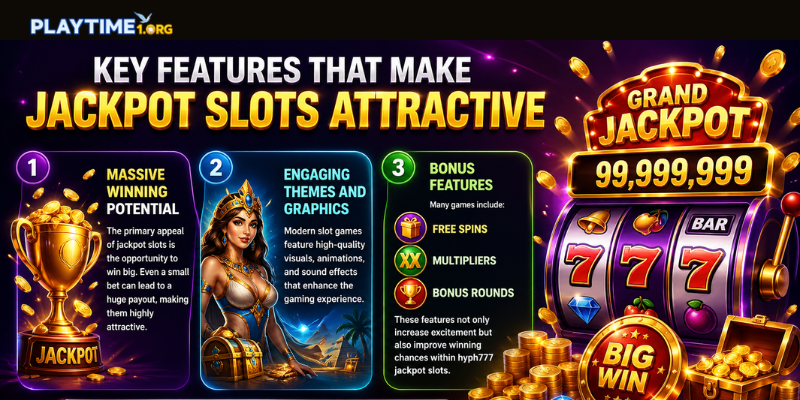 Key Features That Make Jackpot Slots Attractive